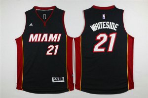 Maillot De Basket Miami Heat Hassan Blancside 21 Tissus Sportif Fans Edition Noir
